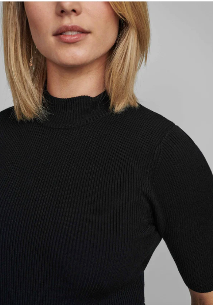 Nubia LS pullover - Caviar - Singlet, Topper & T-skjorter - Helt Dilla AS