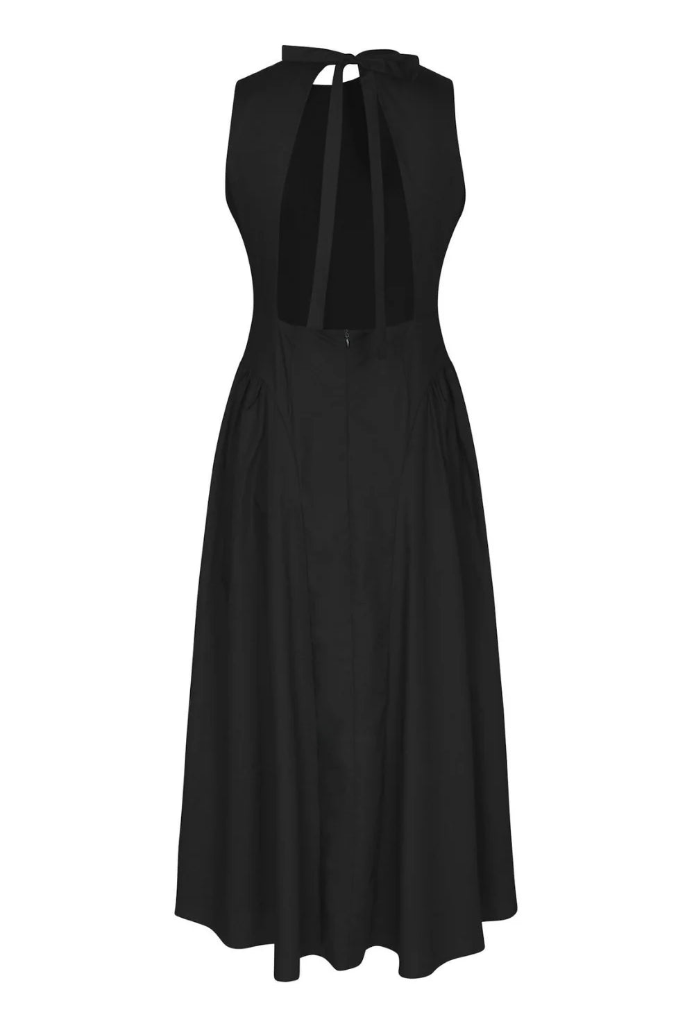 Zora Poplin Dress - Black - Kjoler - Helt Dilla AS