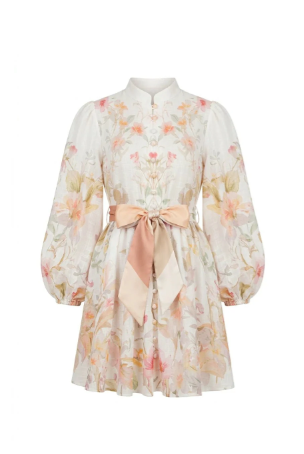 Alva Mini Dress - White - Kjoler - Helt Dilla AS