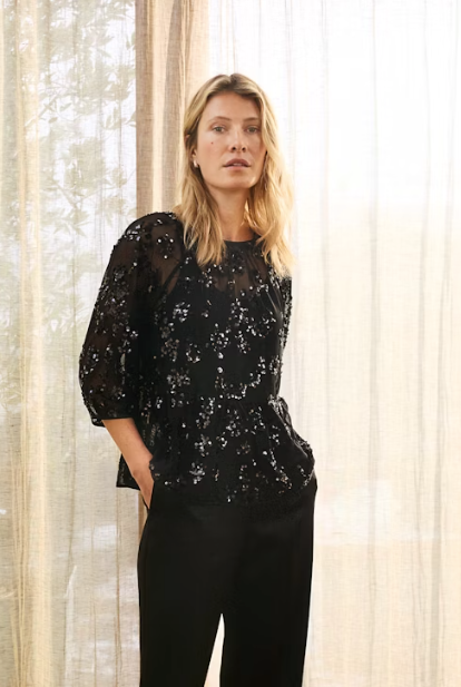 Vivian bluse - black - Bluser - Helt Dilla AS