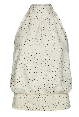 Jos Mini Dot Top - Off White - Topp - Helt Dilla AS