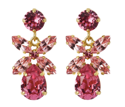 Mini Dione Earrings - Light Rose/ Rose - Tilbehør - Helt Dilla AS