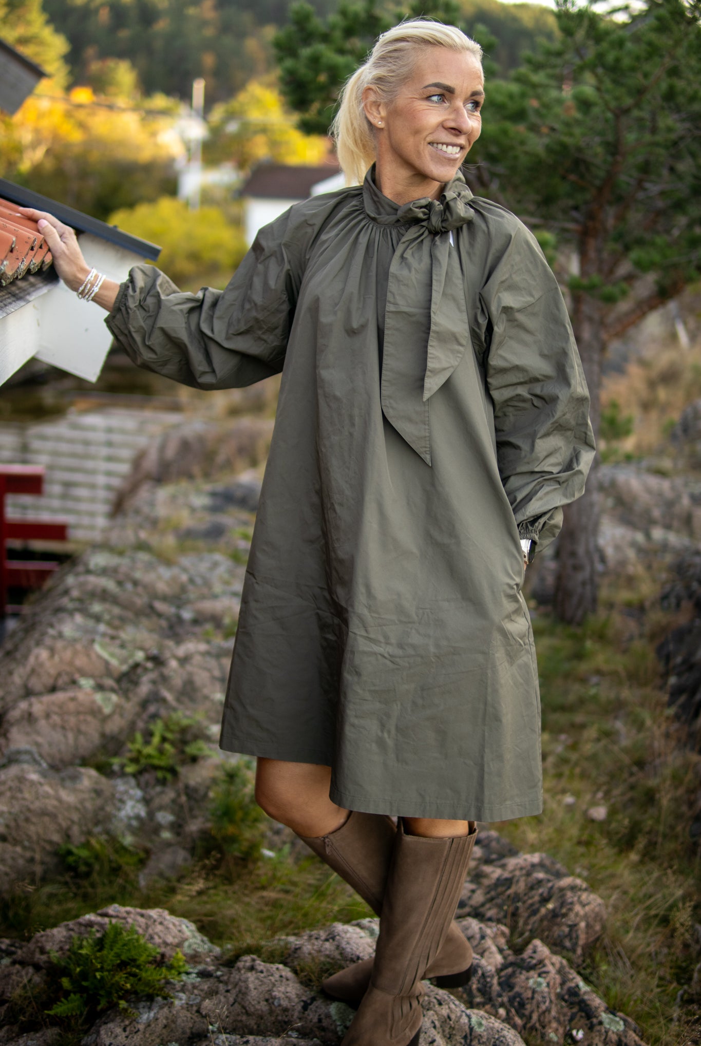 Kjole Taft Light - dark camo - Kjoler - Helt Dilla AS