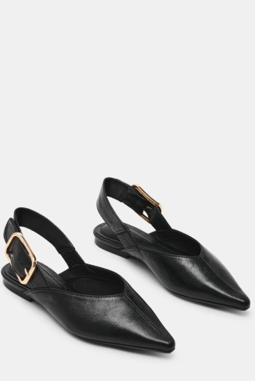 Sianna - Black Leather - Sko - Helt Dilla AS