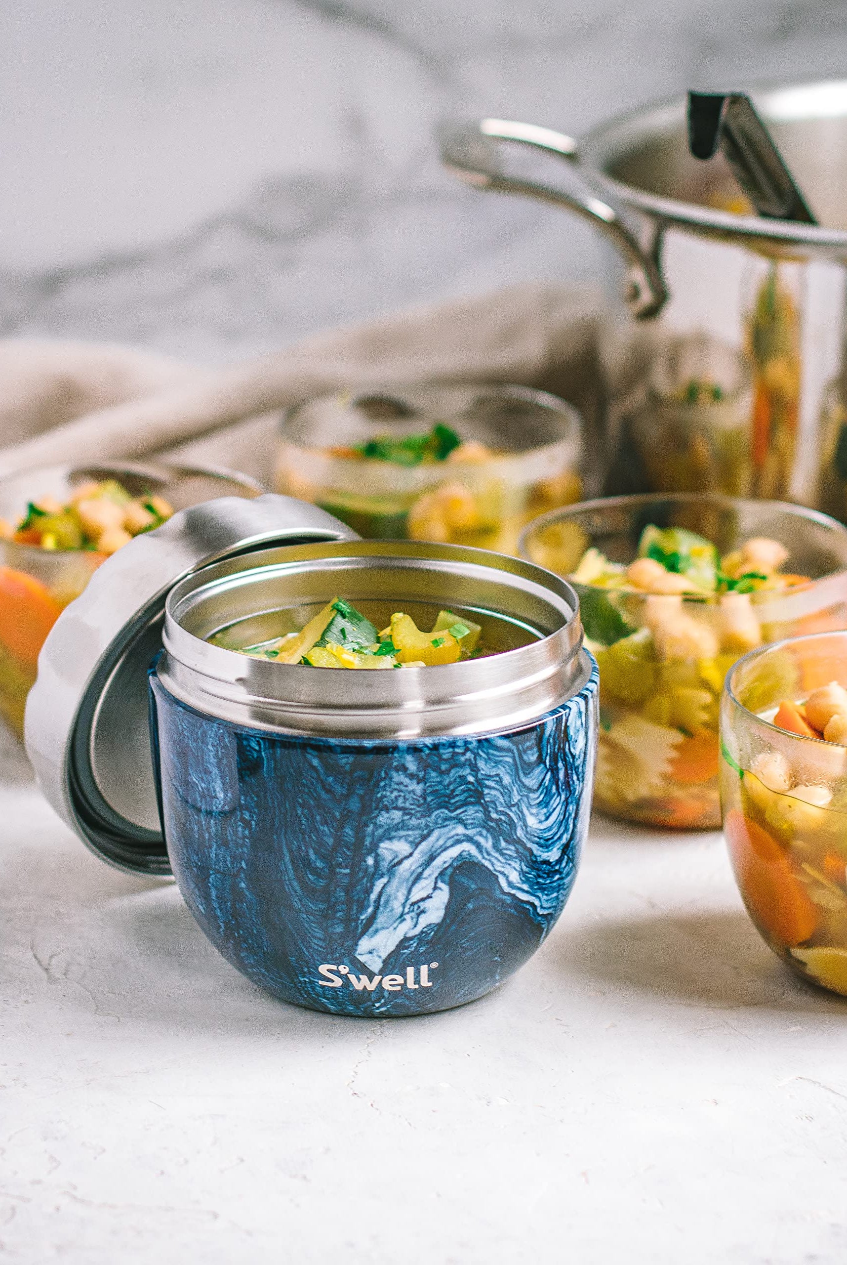 Azurite Marble eats 636ml - Tilbehør - Helt Dilla AS