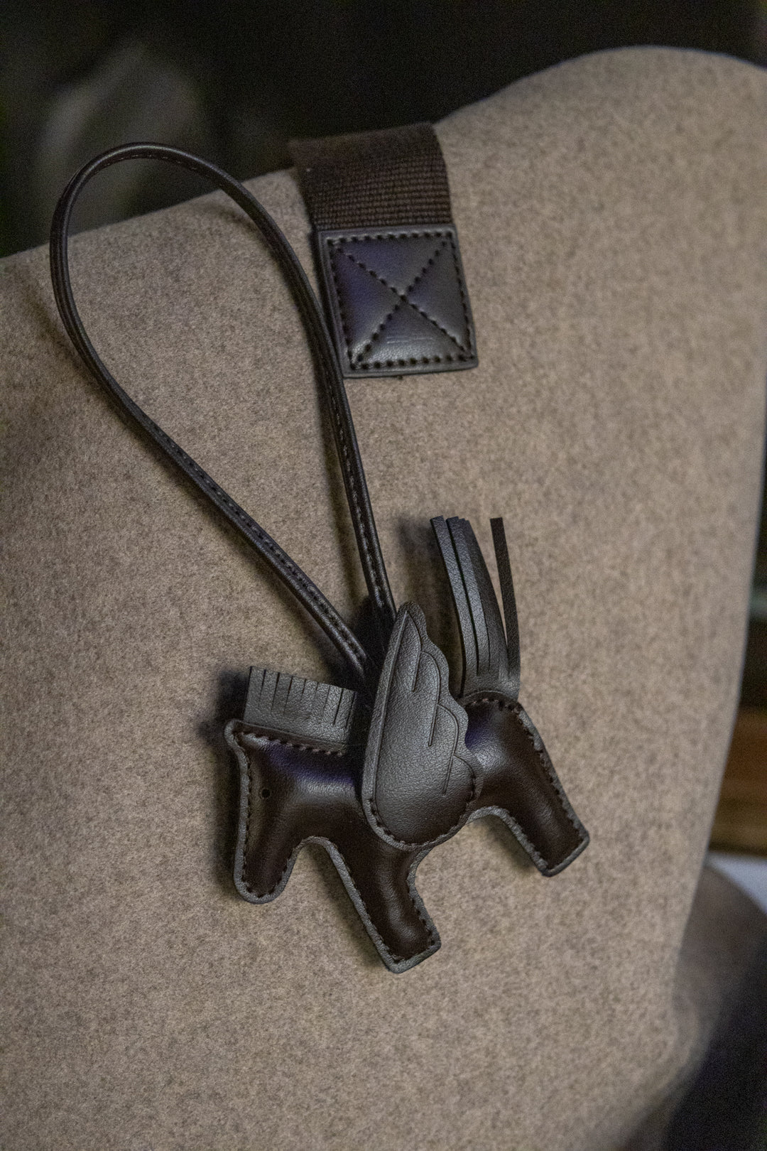 Pony Bag Charm - black