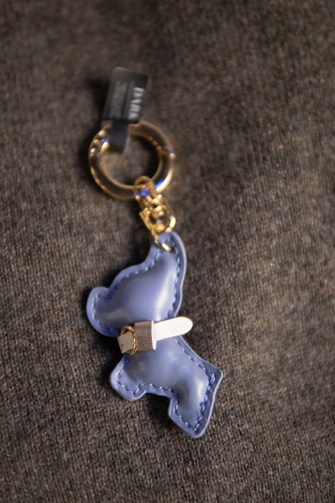 Puppy Bag Charm - Grisalle Blue W/Sparkled Sand
