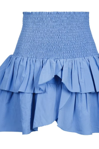 Carin Skirt - blå - Skjørt - Helt Dilla AS