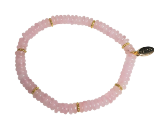 Santa Monica beads armbånd - Rosa