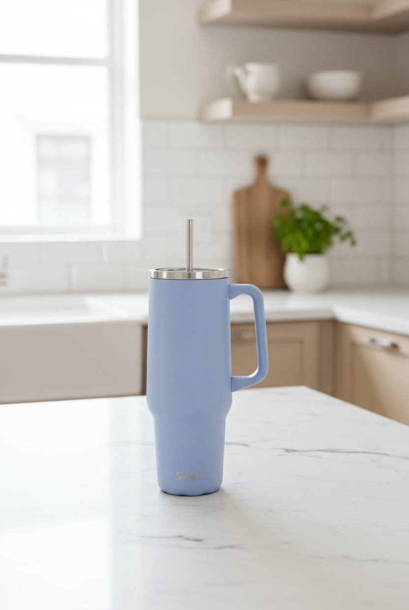 Tumbler XL | 40oz - Hydrangea Blue - Tilbehør - Helt Dilla AS