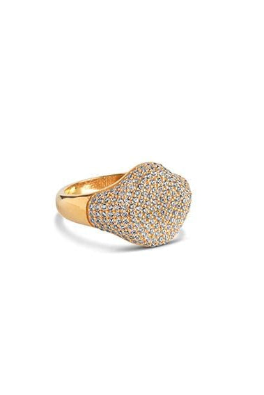 Sparkling Luna Ring Clear CZ - Tilbehør - Helt Dilla AS