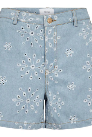 NuDelilah Denim Shorts - Light Blue Denim - Shorts - Helt Dilla AS