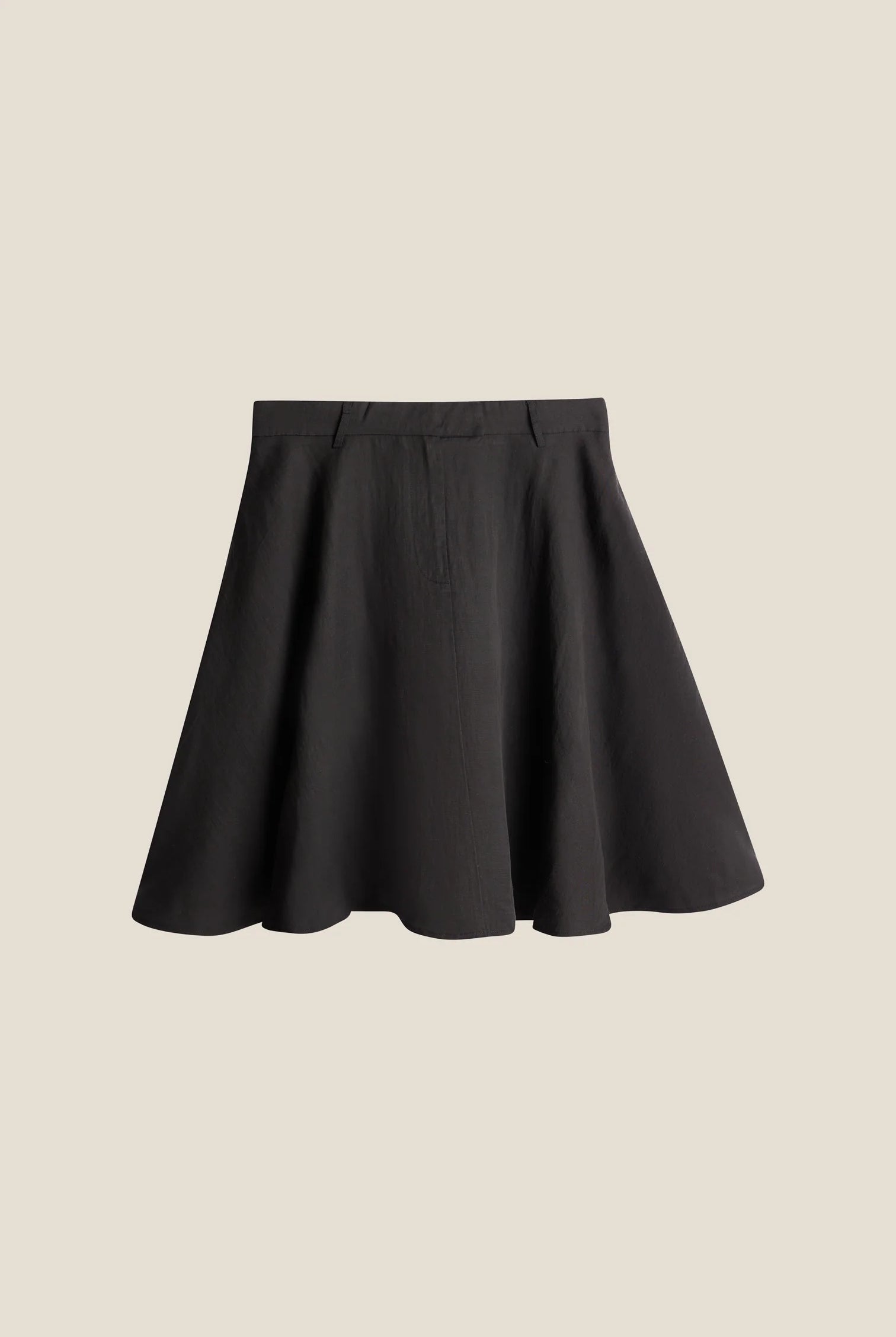 Aslaug linen skirt - black - Skjørt - Helt Dilla AS