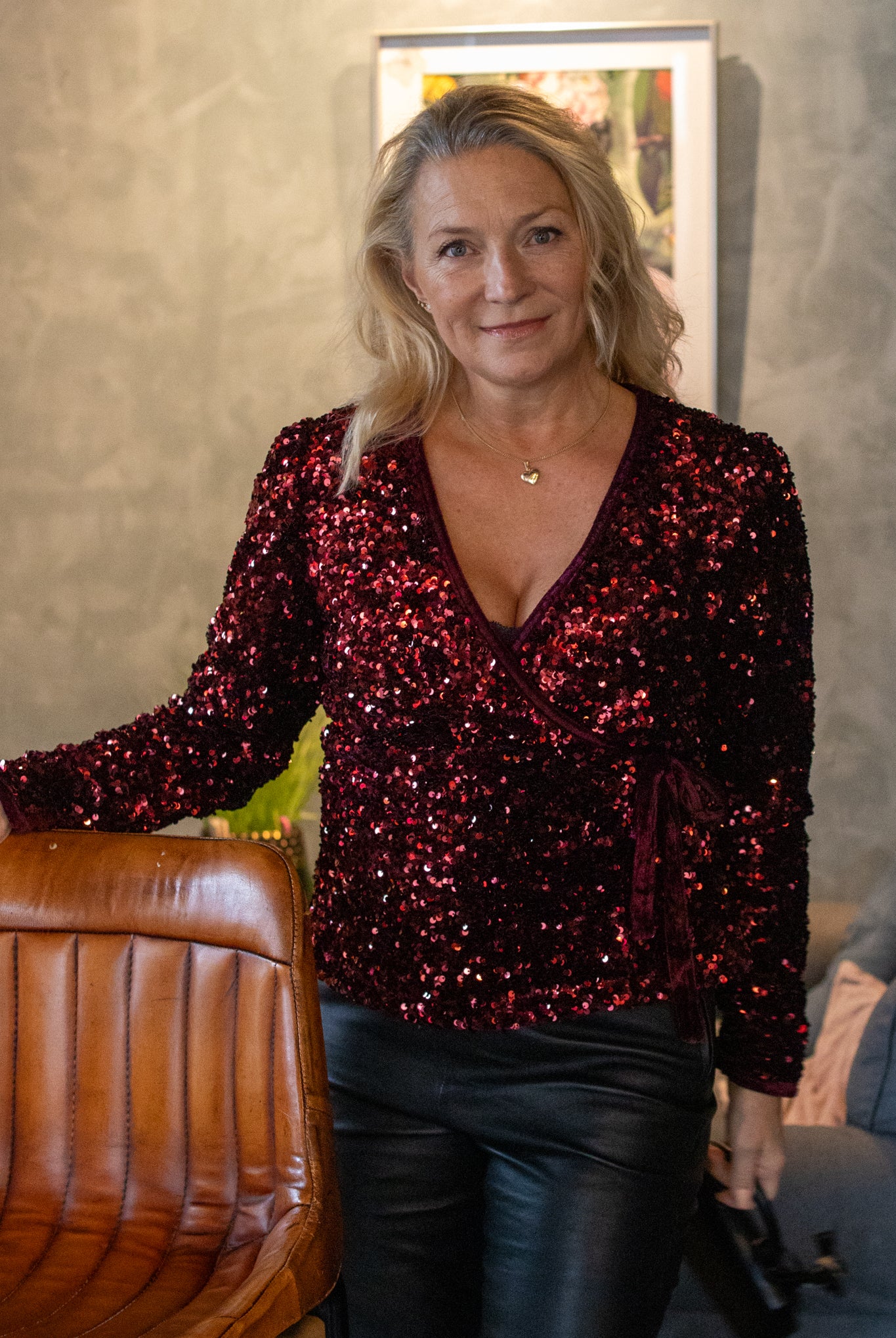 Elle Wrap Top Show - Port Royale - Singlet, Topper & T-skjorter - Helt Dilla AS