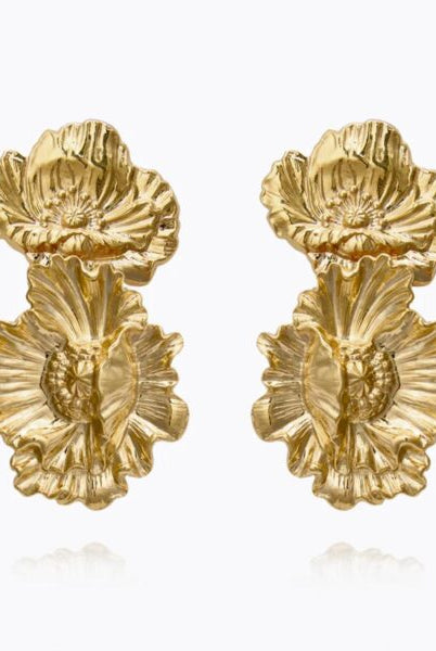 Bibi Earrings - Gold - Tilbehør - Helt Dilla AS
