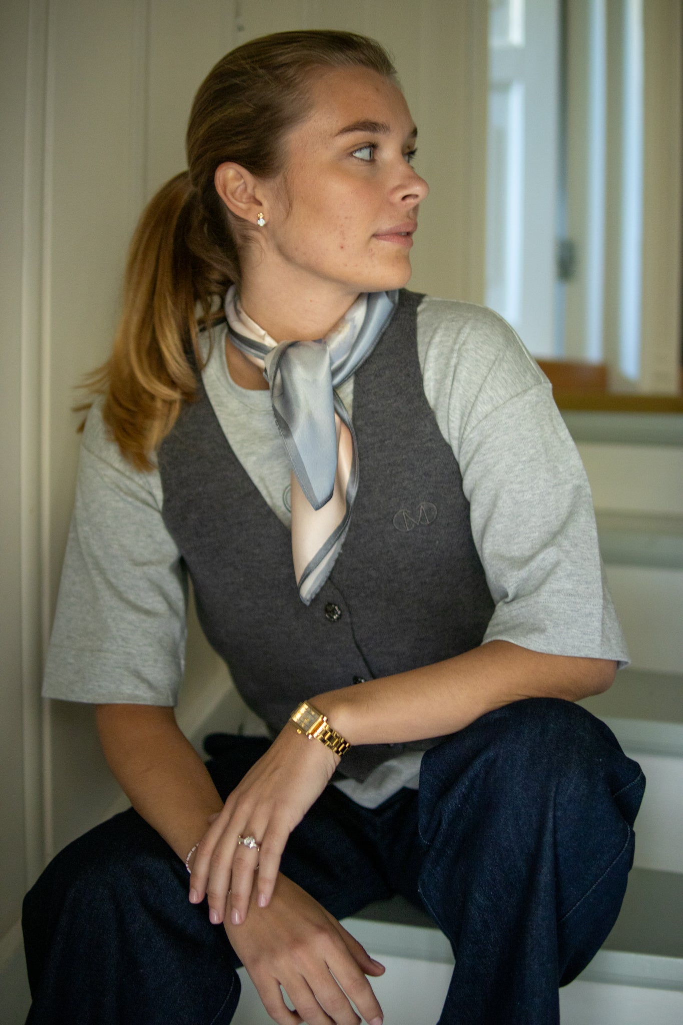 Zina Waistcoat - Dark Grey - Vest - Helt Dilla AS