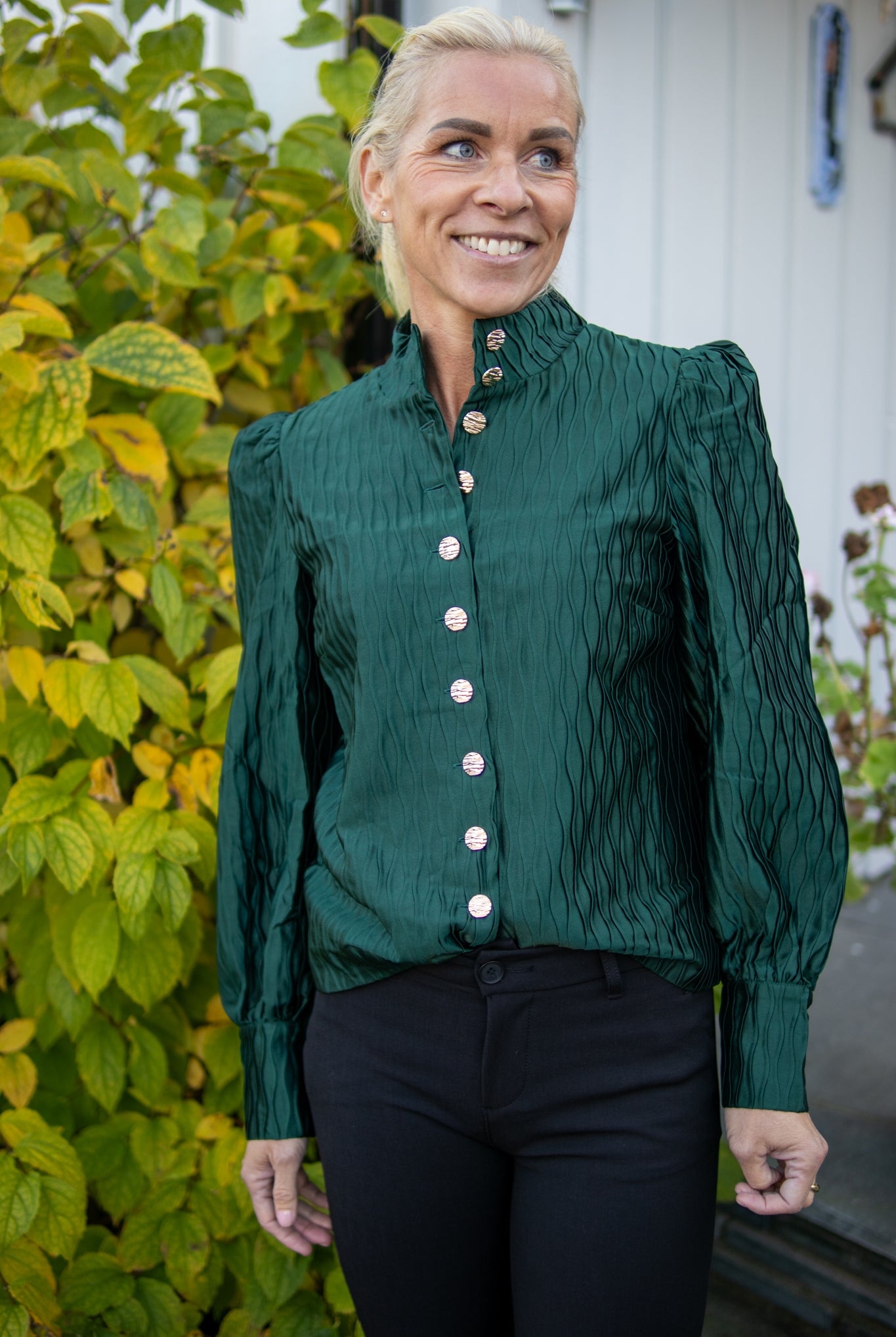 Ripple Skjorte - Grønn - Bluser - Helt Dilla AS