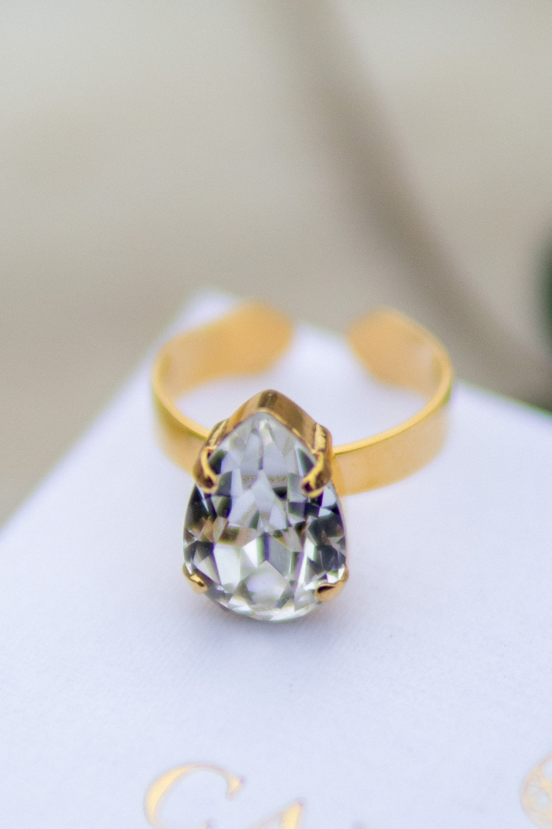 Mini Drop Ring / crystal - Tilbehør - Helt Dilla AS