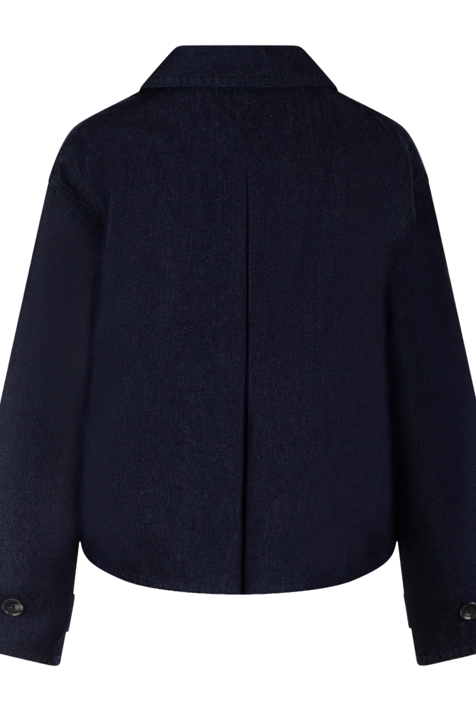 Cicely Trenchcoat - Dark Navy Denim - Yttertøy - Helt Dilla AS