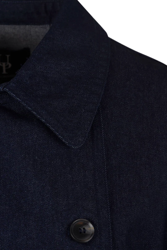Cicely Trenchcoat - Dark Navy Denim - Yttertøy - Helt Dilla AS