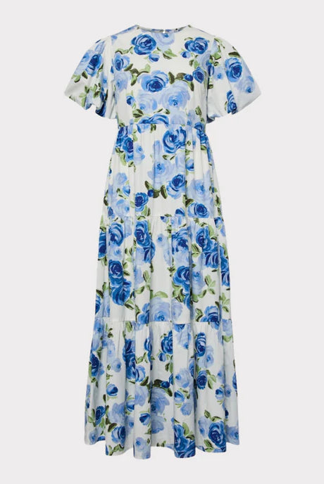 YasColea SS Ankle Dress - Star White / Emula - Kjoler - Helt Dilla AS