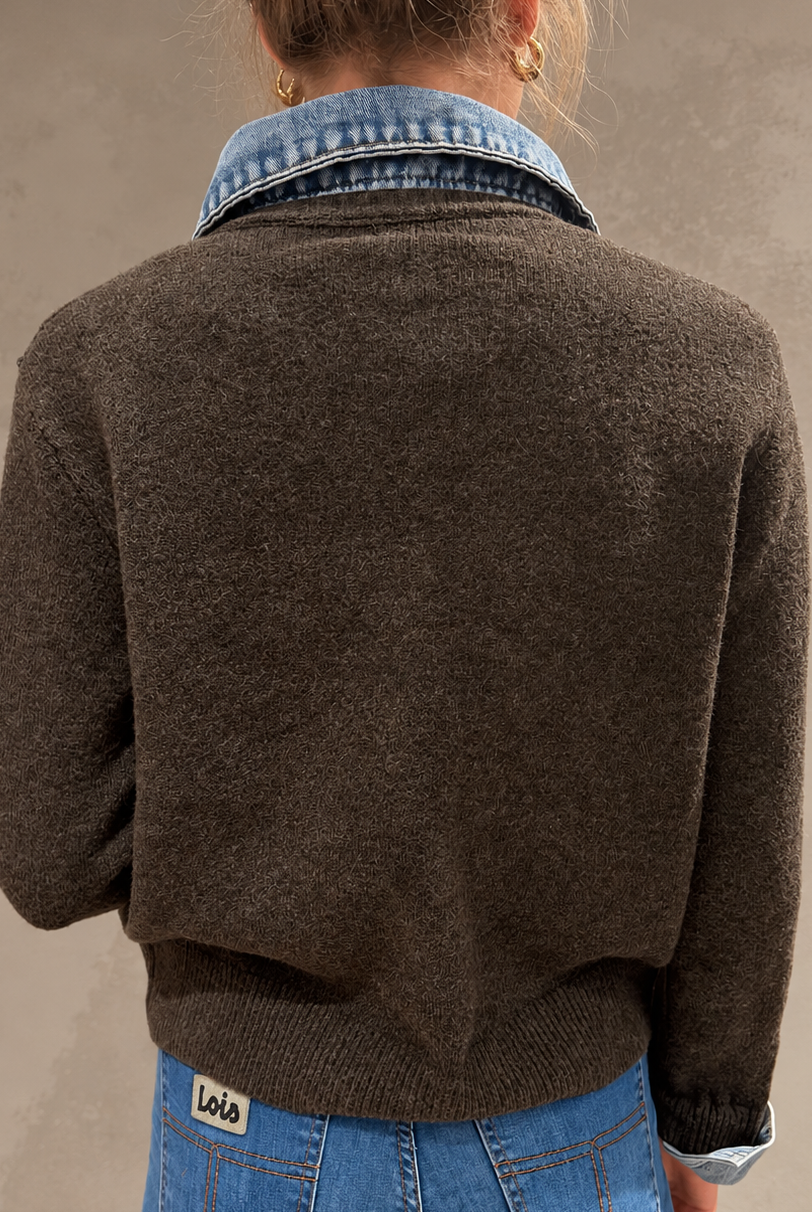 Luzabelle Cardigan - Marron - Cardigans - Helt Dilla AS