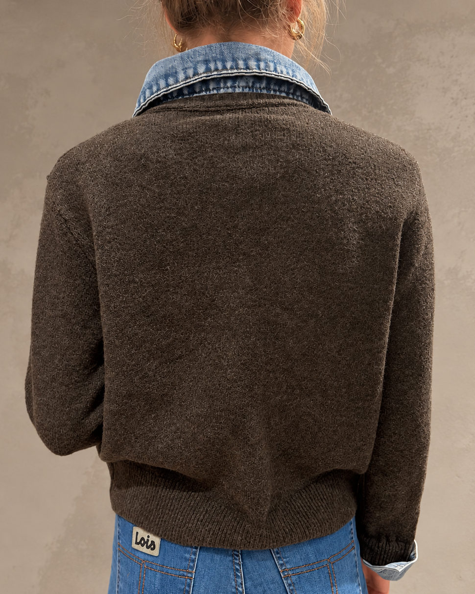 Luzabelle Cardigan - Marron - Cardigans - Helt Dilla AS