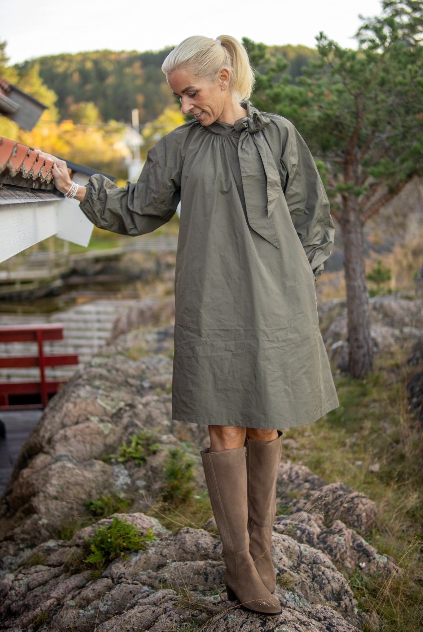 Kjole Taft Light - dark camo - Kjoler - Helt Dilla AS