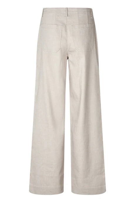 EricaFV 769 Regular - Sand Linen - Bukser - Helt Dilla AS