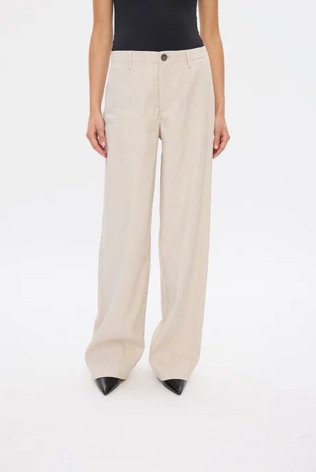 EricaFV 769 Regular - Sand Linen - Bukser - Helt Dilla AS