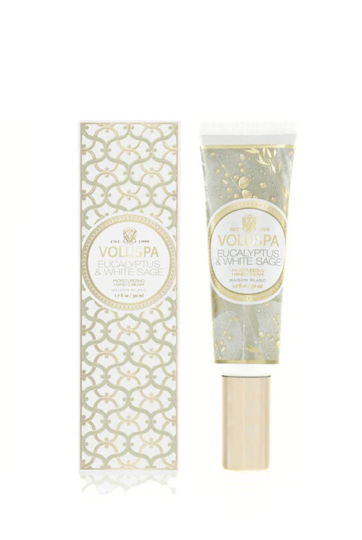 Voluspa håndkrem Eucalypyus & White sage - Tilbehør - Helt Dilla AS