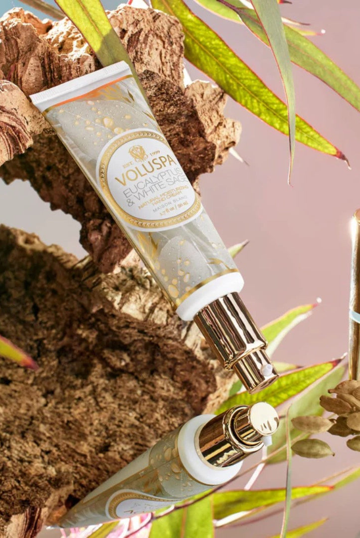 Voluspa håndkrem Eucalypyus & White sage - Tilbehør - Helt Dilla AS