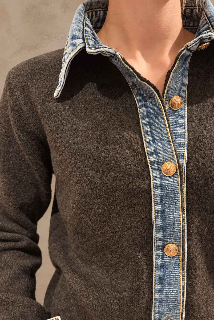 Luzabelle Cardigan - Marron - Cardigans - Helt Dilla AS