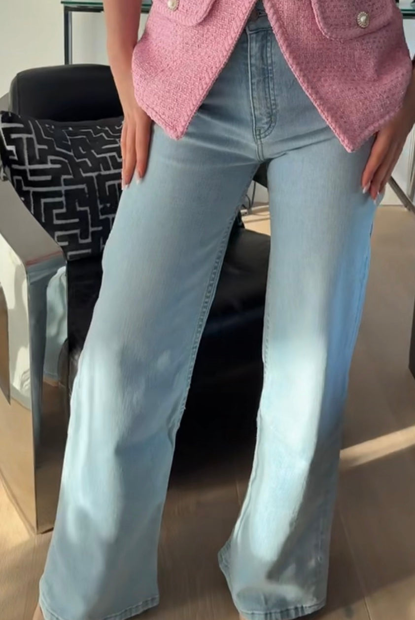 Palazzo Hypersoft - Bleach - Jeans - Helt Dilla AS