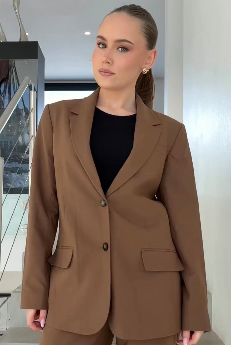 HannahFV 285 - Teddy Brown - Blazer - Helt Dilla AS