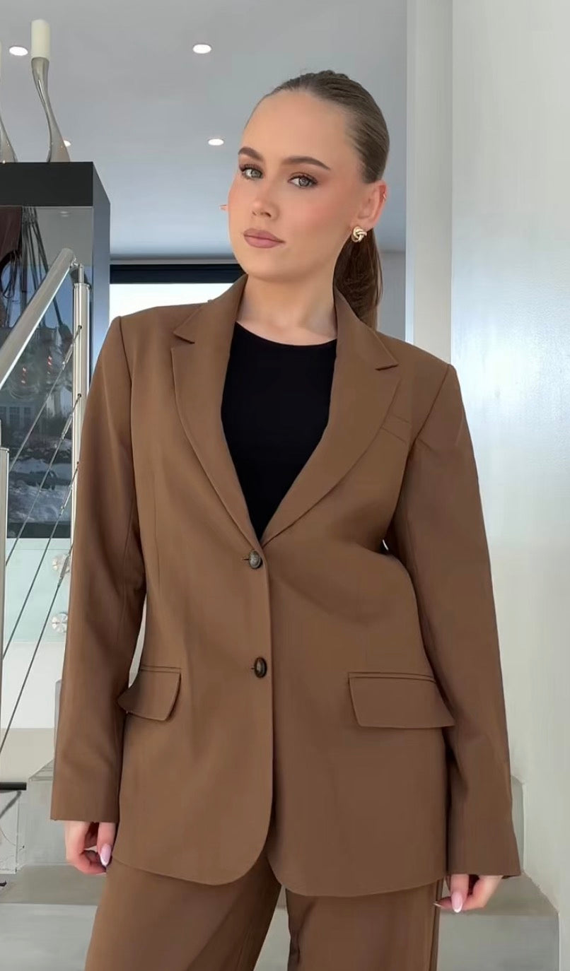 HannahFV 285 - Teddy Brown - Blazer - Helt Dilla AS