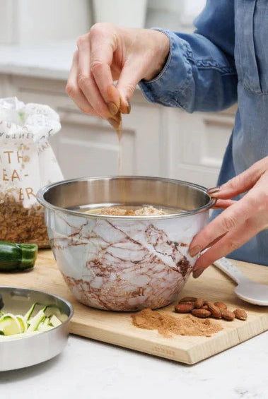 Salad bowl kit - Calacatta gold - 1900 ml - Tilbehør - Helt Dilla AS