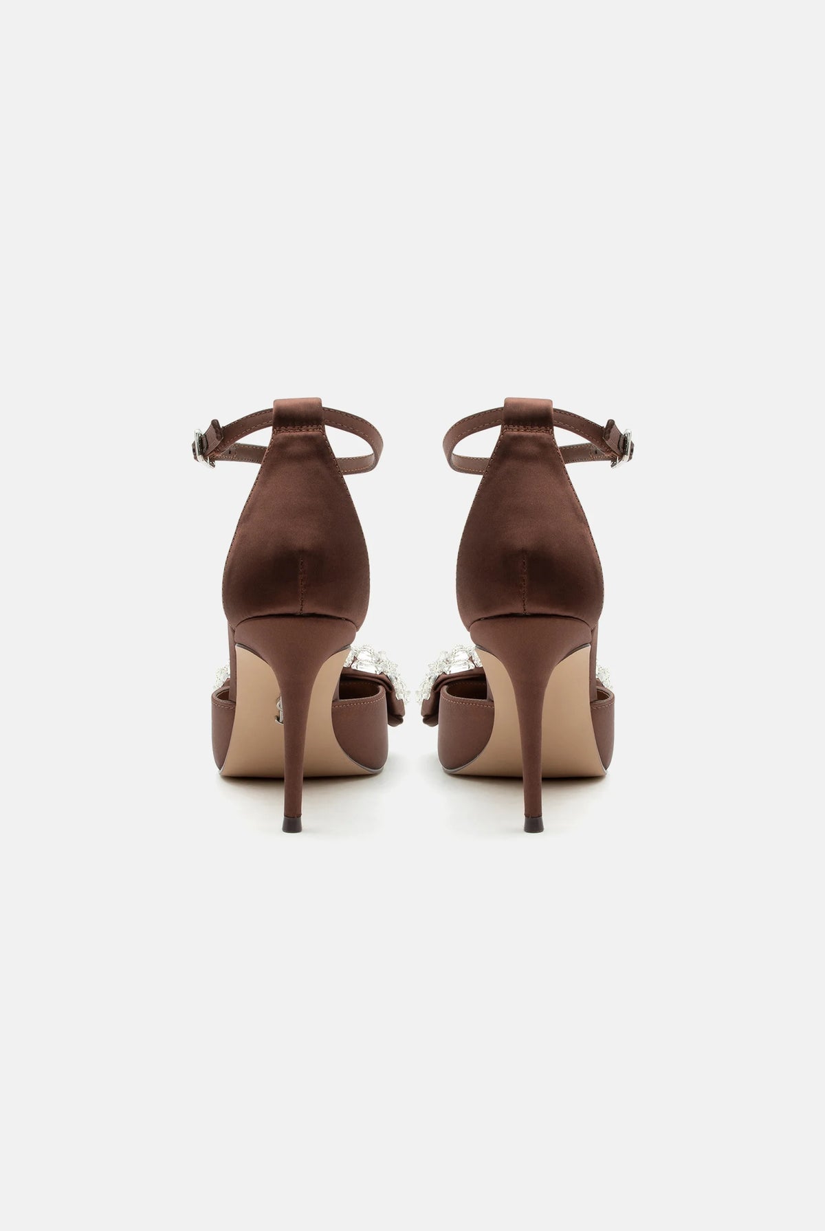 Lumma Pump - Brown Satin - Sko - Helt Dilla AS