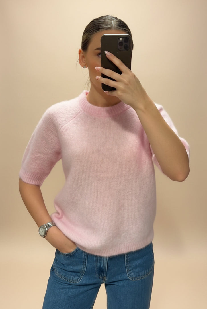 Enya Knit Pullover - Pink Lady - Genser - Helt Dilla AS