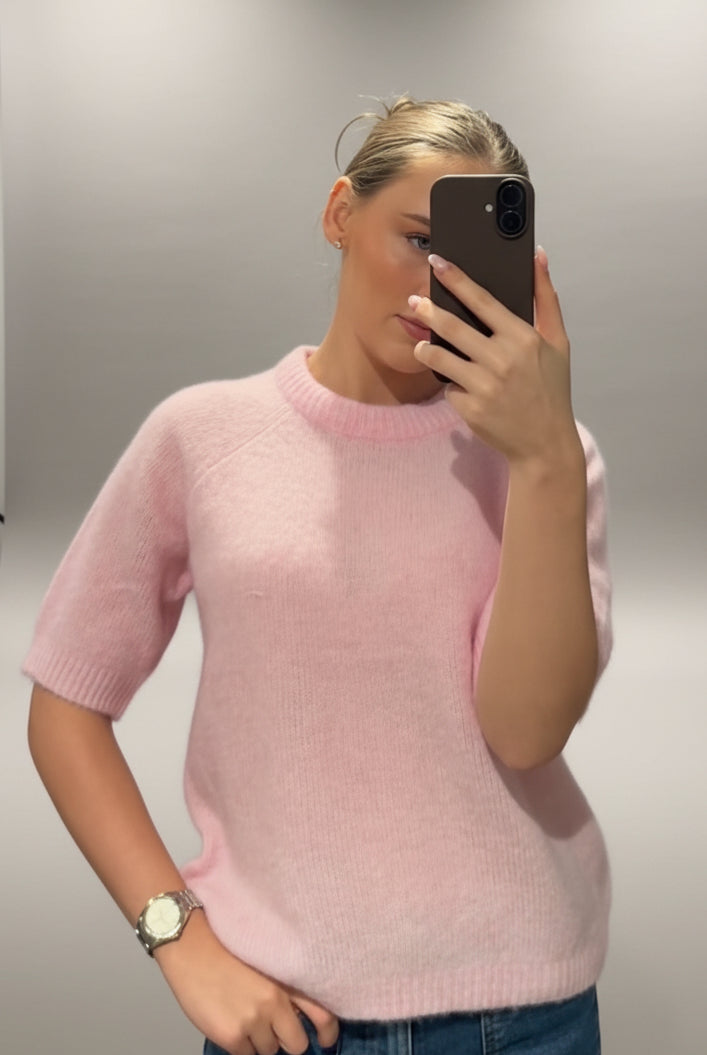 Enya Knit Pullover - Pink Lady - Genser - Helt Dilla AS