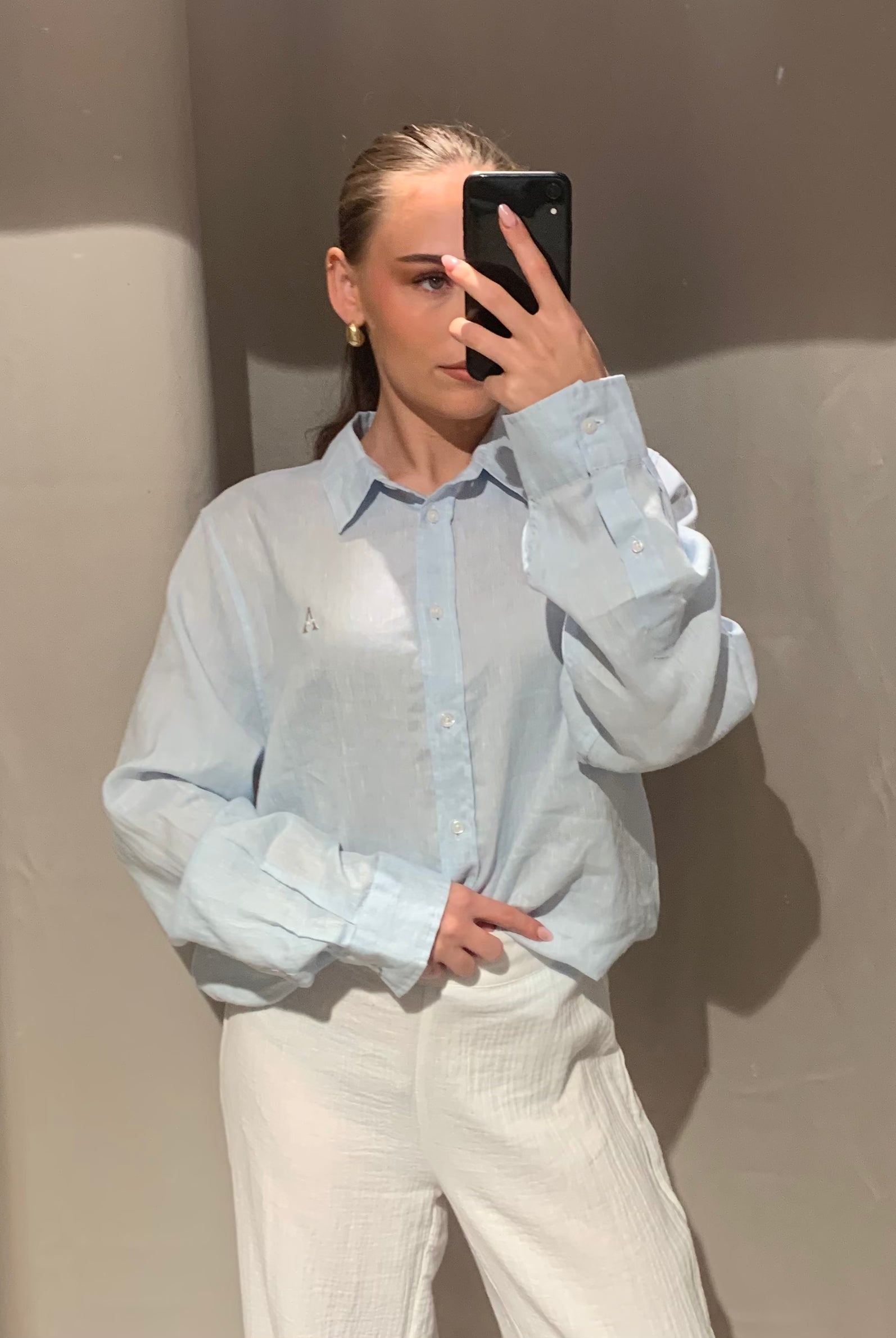 Arc Linen Classic skjorte - blue - Skjorter - Helt Dilla AS
