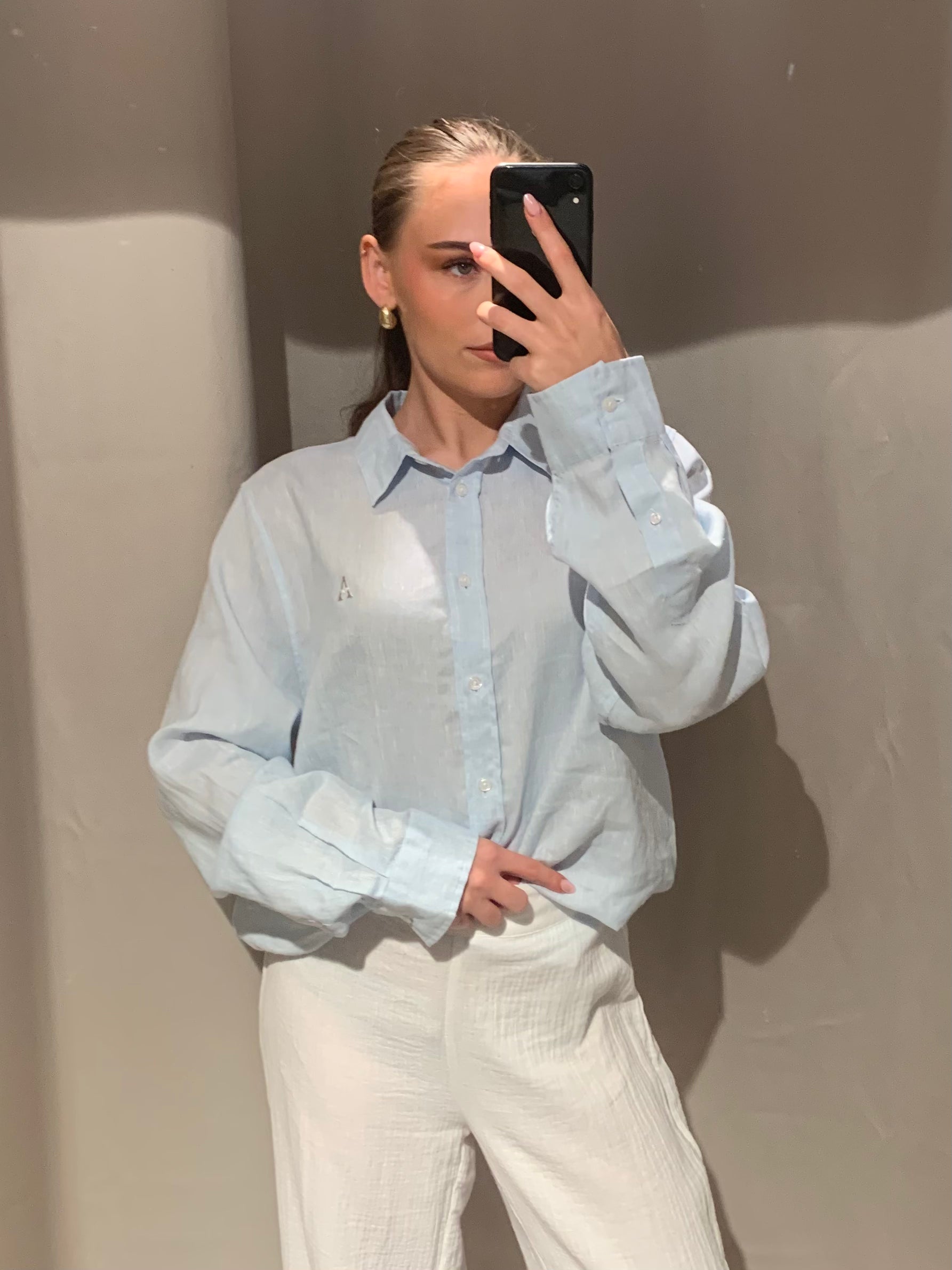 Arc Linen Classic skjorte - blue - Skjorter - Helt Dilla AS