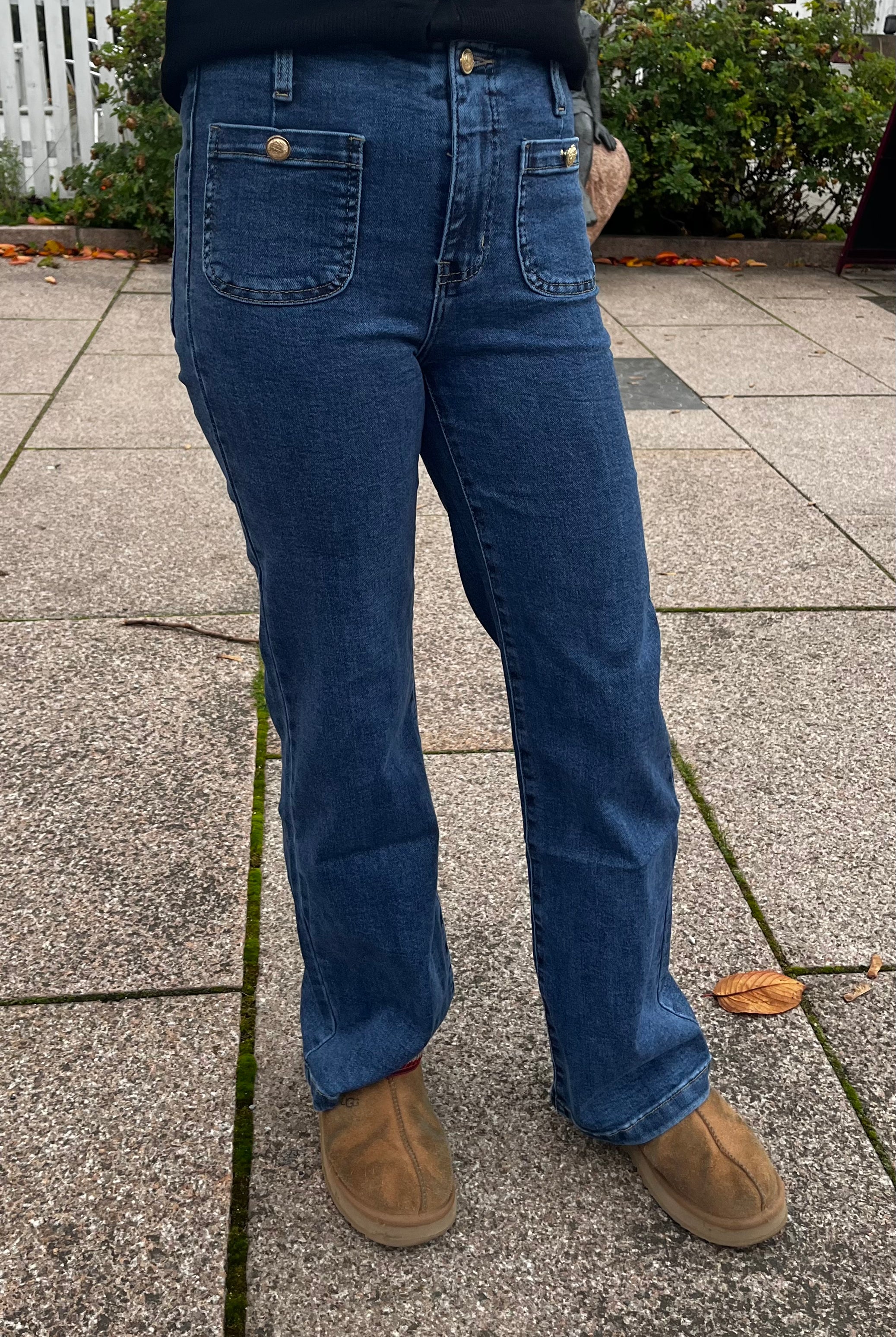 Miss Bon Jeans - Mid Blue Denim - Bukser - Helt Dilla AS