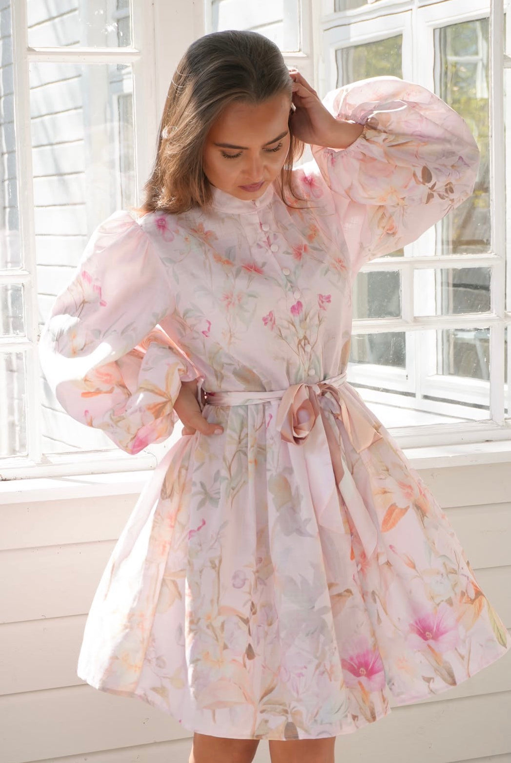 Alva Mini Dress - Rose - Kjoler - Helt Dilla AS