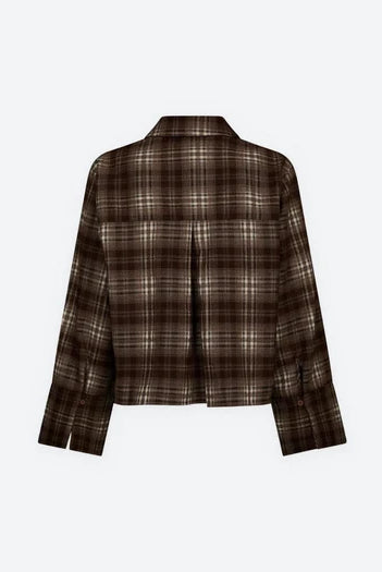 Jaylin Flannel Chech Shirt - Warm Grey - Skjorter - Helt Dilla AS