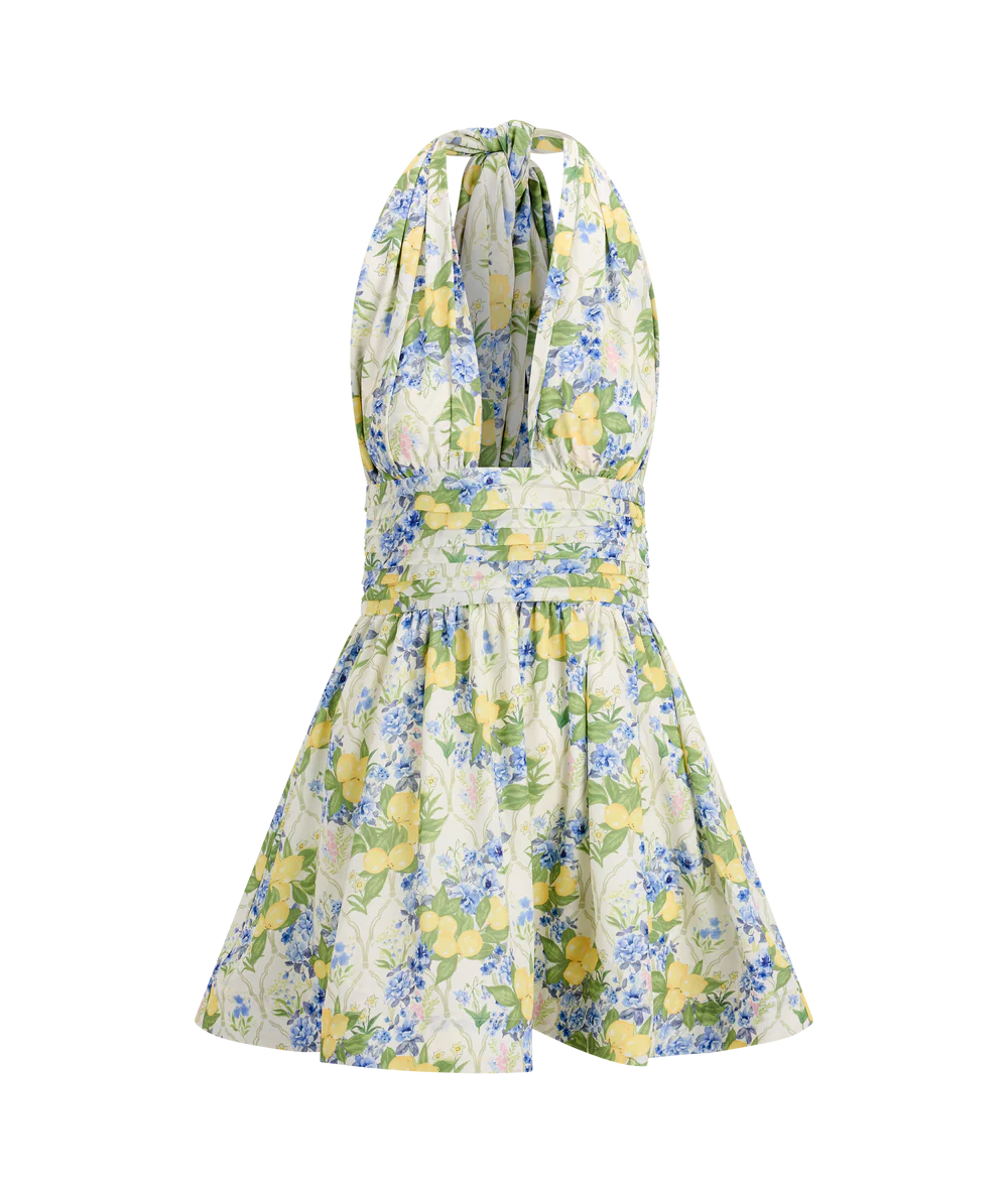 Liora Dress - LEMON AOP - Kjoler - Helt Dilla AS