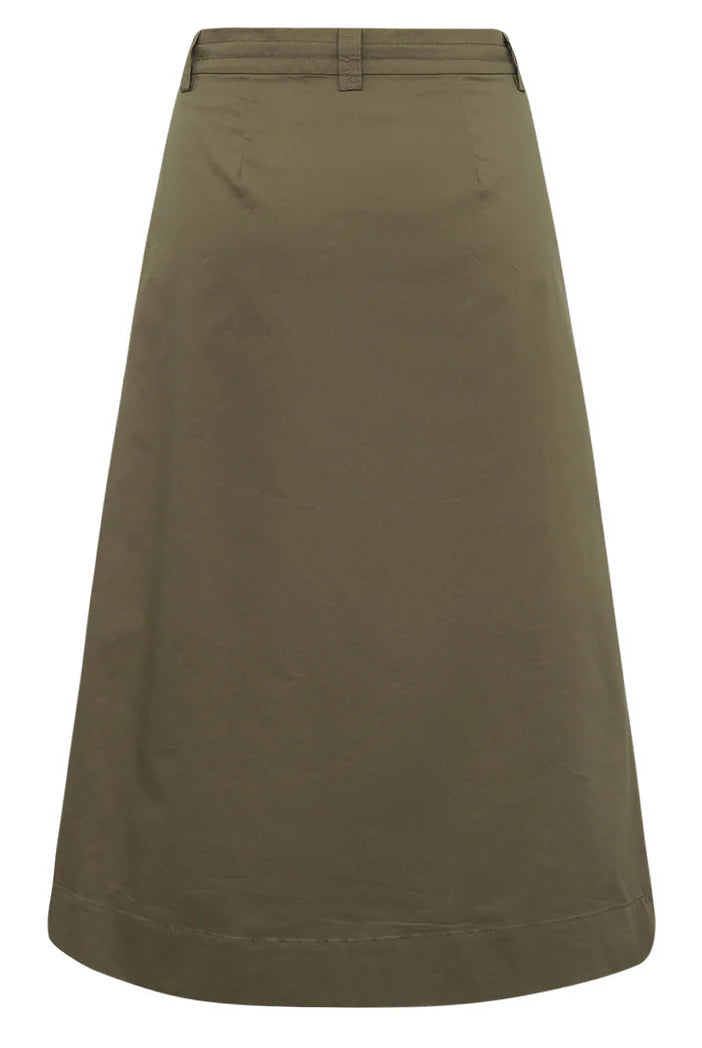 Michela skirt - Khaki Brown - Skjørt - Helt Dilla AS