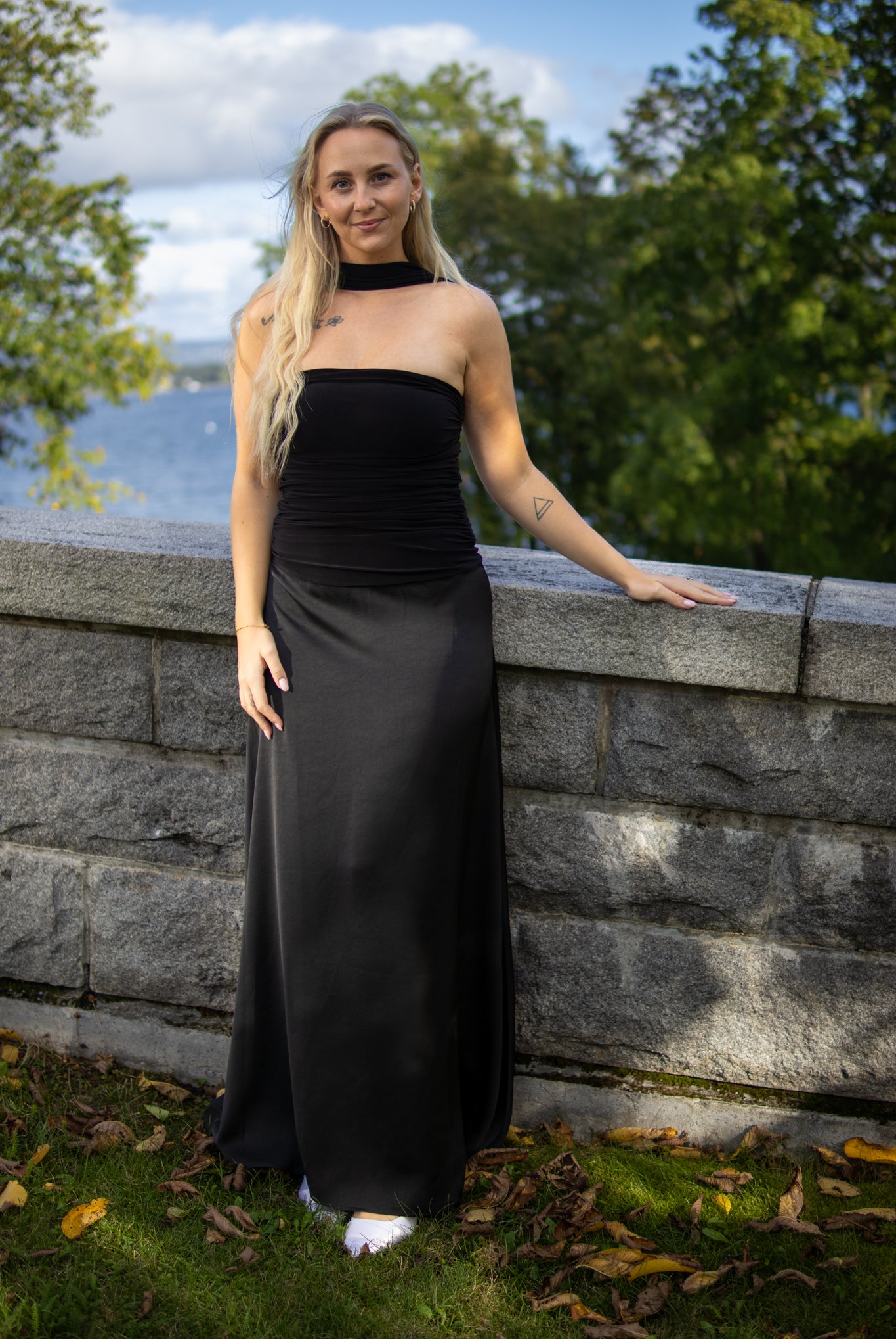 Hamina Long Dress - black - Kjoler - Helt Dilla AS