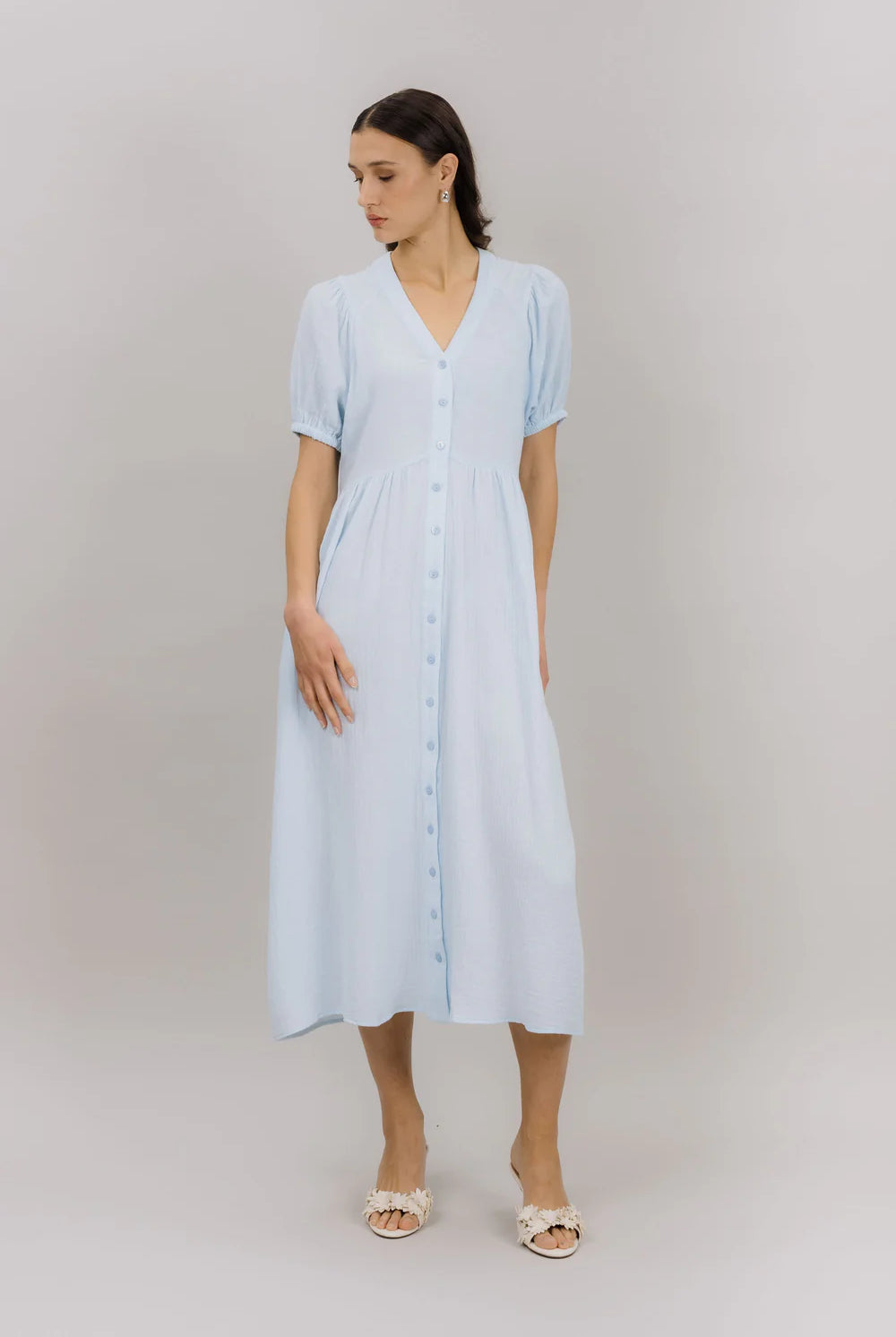 Nissi Dress - Blue - Kjoler - Helt Dilla AS