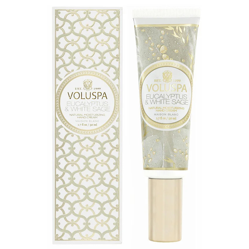 Voluspa håndkrem Eucalypyus & White sage - Tilbehør - Helt Dilla AS